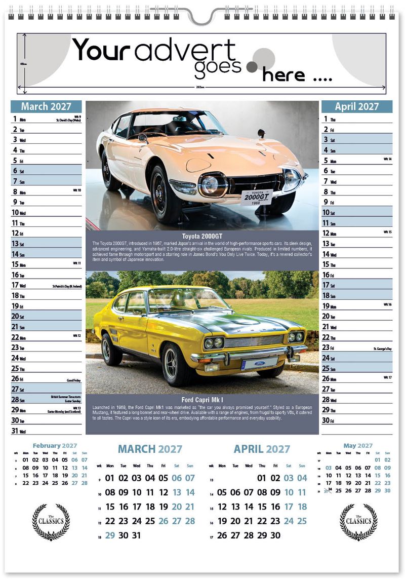 the classics pic memo 2027 2