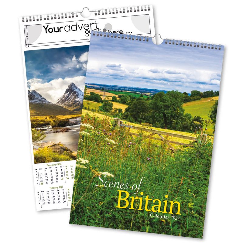 Scenes of Britain Wall Calendar, 2027 edition