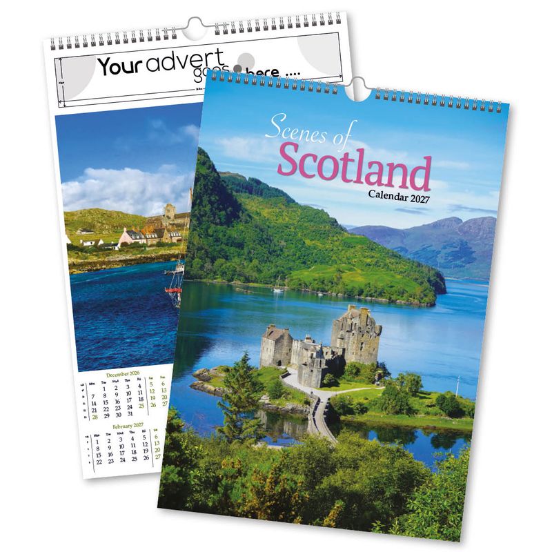 Scenes of Scotland Wall Calendar, 2027 edition