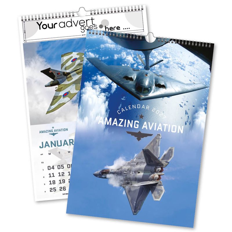 Amazing Aviation Wall Calendar, 2027 edition