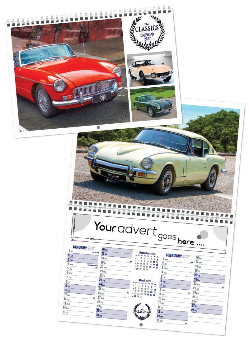 The Classics Central Wiro Wall Calendar, 2027 edition