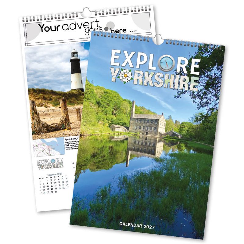 Explore Yorkshire Wall Calendar, 2027 edition