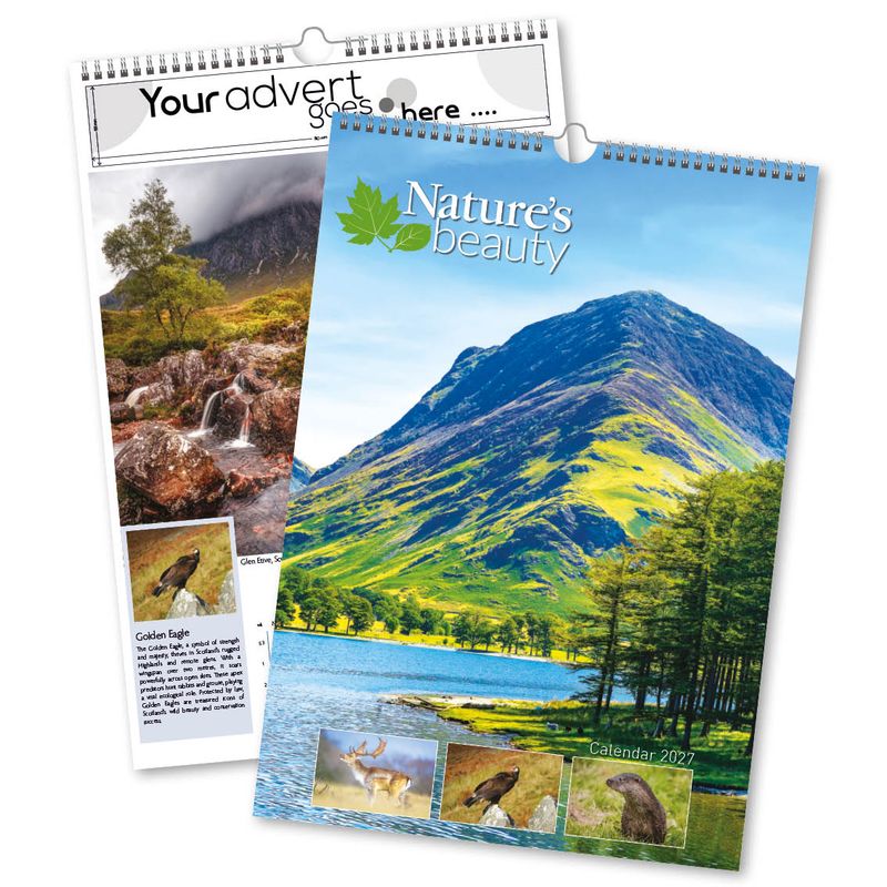 Nature's Beauty Wall Calendar, 2027 edition