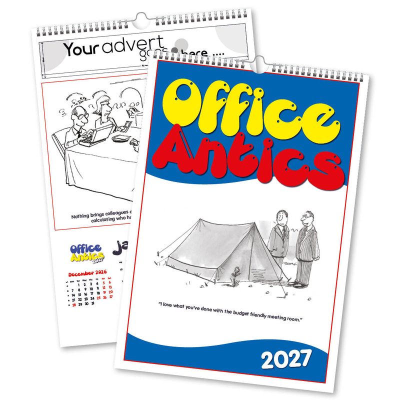 Office Antics Wall Calendar, 2027 edition