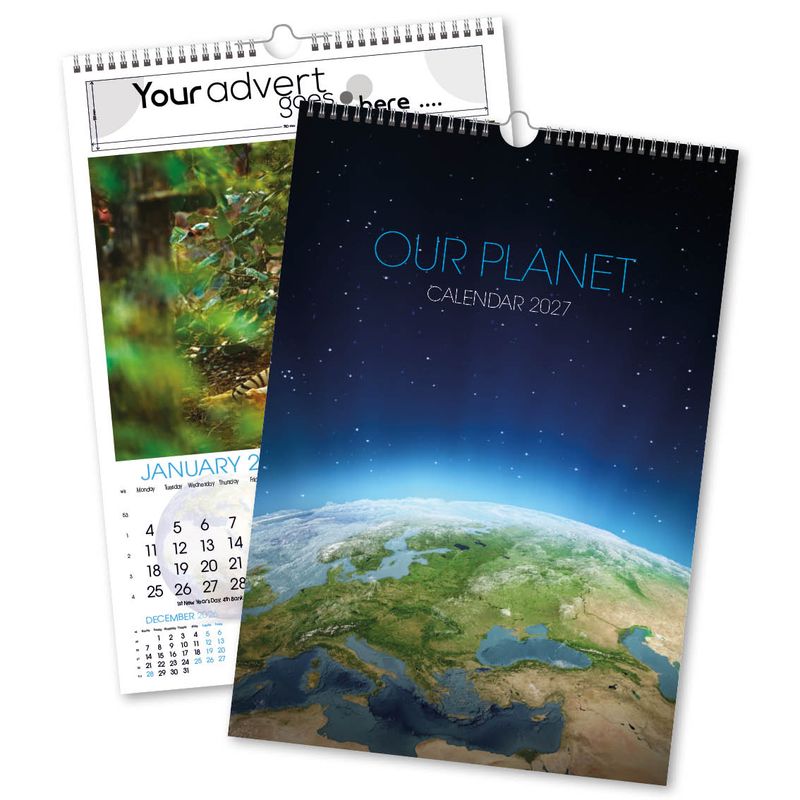 Our Planet Wall Calendar, 2027 edition