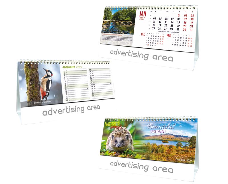 Beautiful Britain Natures Animals Desk 2027 3D