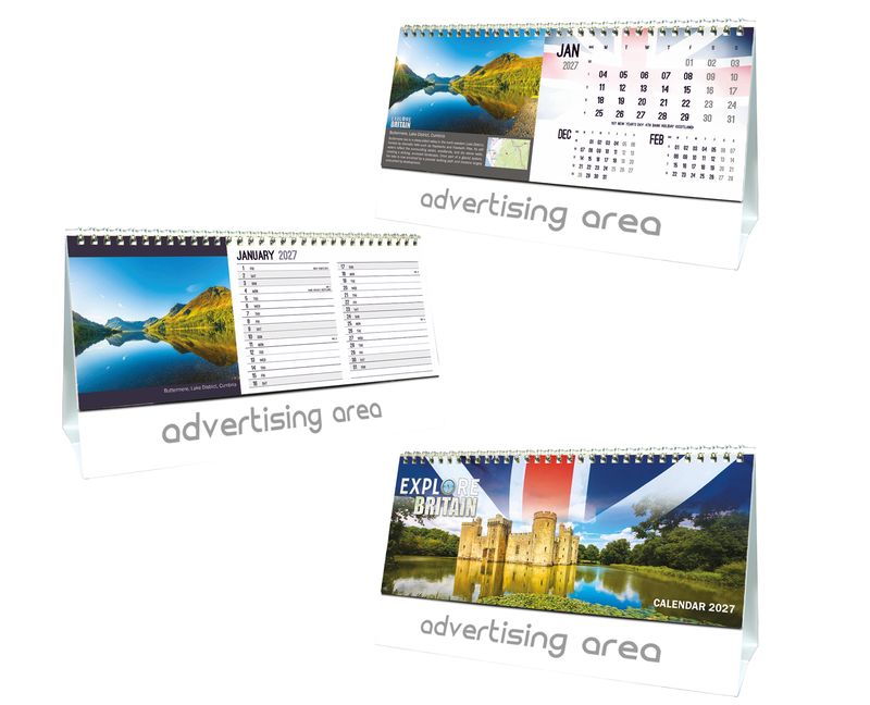 Explore Britain Desk 2027 3D