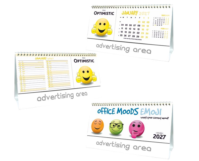 Office Moods Emoji 2027 Desk 3D