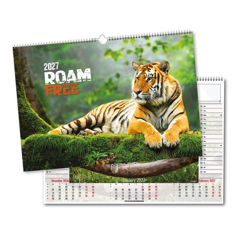 Roam Free Landscape Wall Calendar, 2027 edition