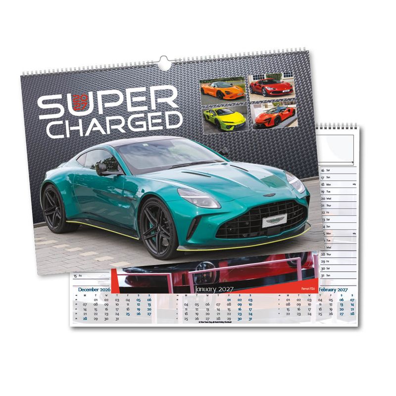 Supercharged Landscape Wall Calendar, 2027 edition